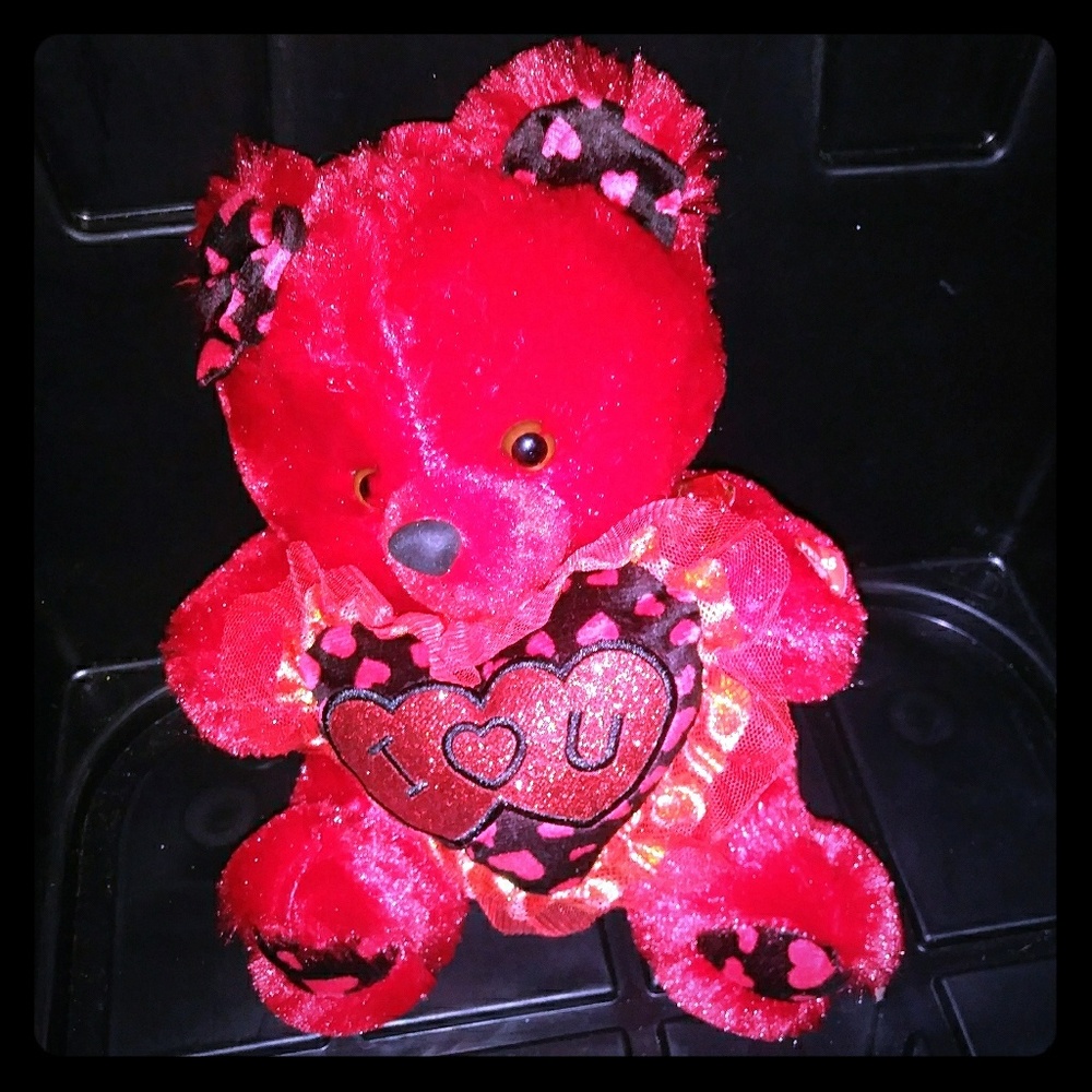 Red Valentine's day bear
